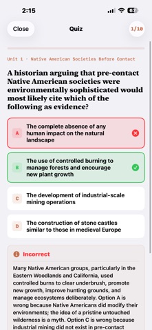 AP US History iPhone screenshot