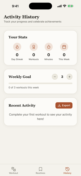 Gym Routine Generator Screenshot 1 of 5