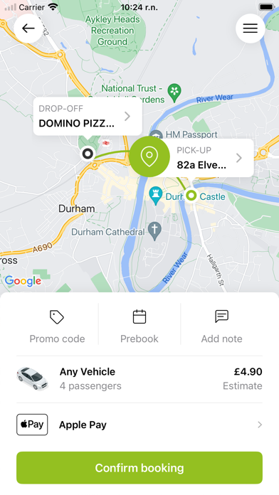 Nearby Durham Taxis Screenshot