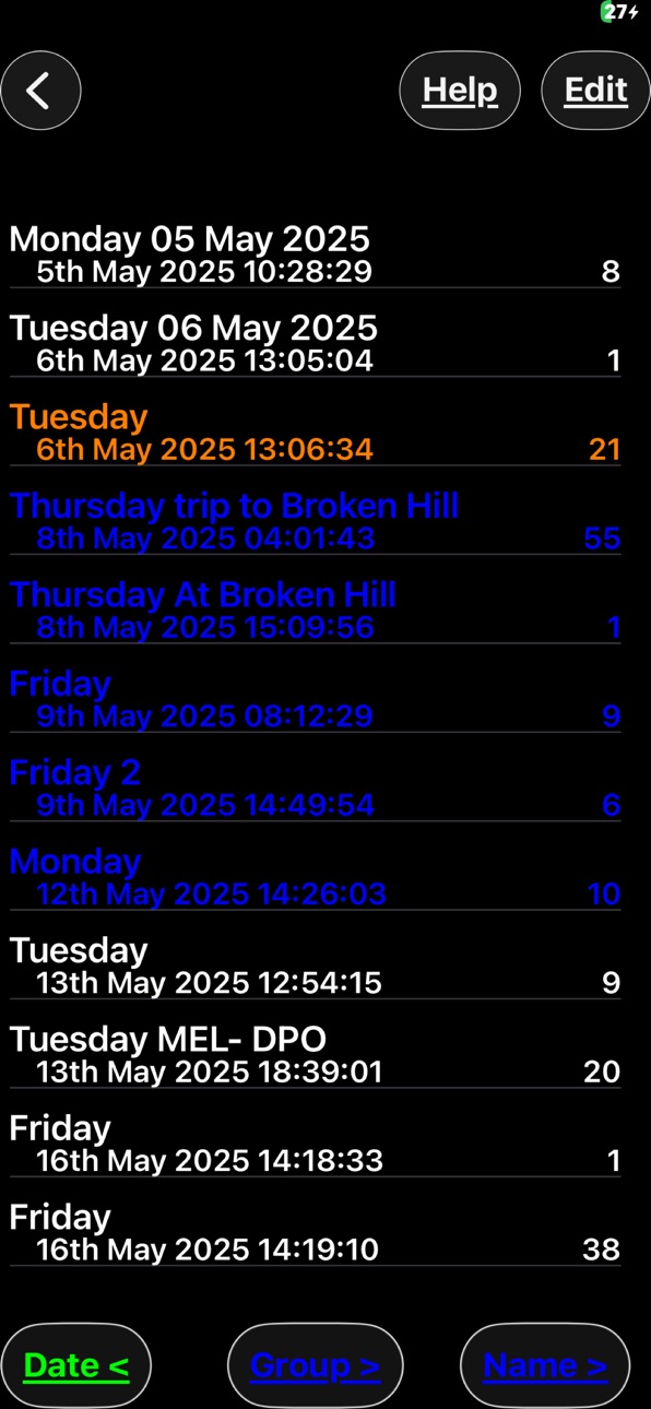 iPhone screenshot