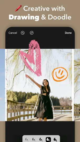 Capture d'écran de SWVY: Créateur Posts Carrousel sur iPhone 8