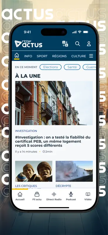 RTBF Actus screenshot 1 of 7
