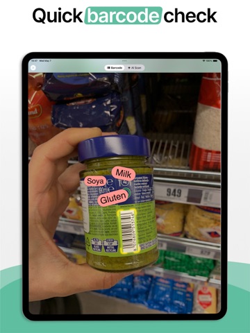 Food Scanner - Allergen Check iPad screenshot