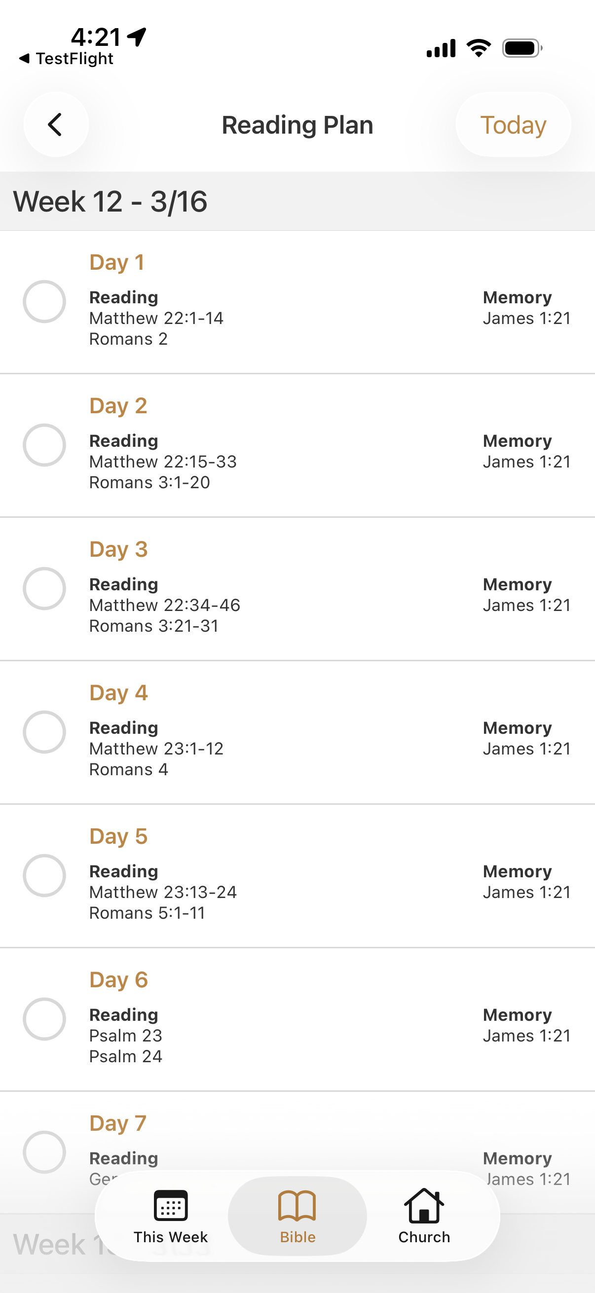 Bible Reading - Sovereign Hope