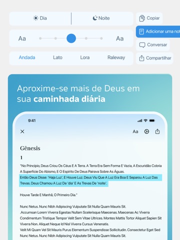 Bíblia · Áudio Estudo Offline iPad screenshot 2