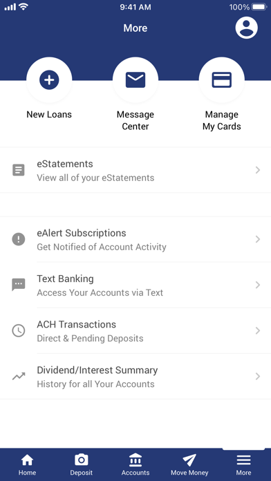 1st Valley Credit Union Mobile Screenshot