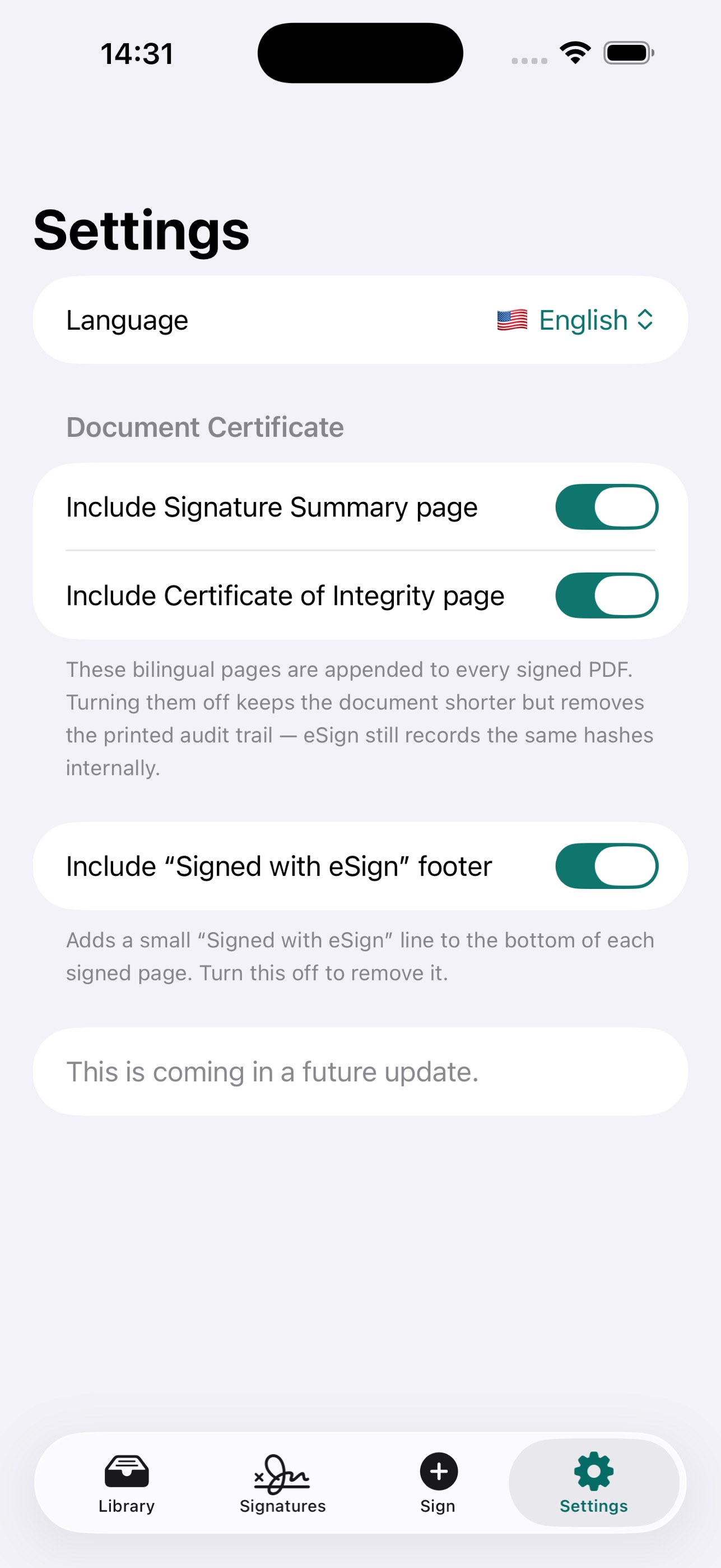 Screenshot 4 of eSign PDF & Signature Creator