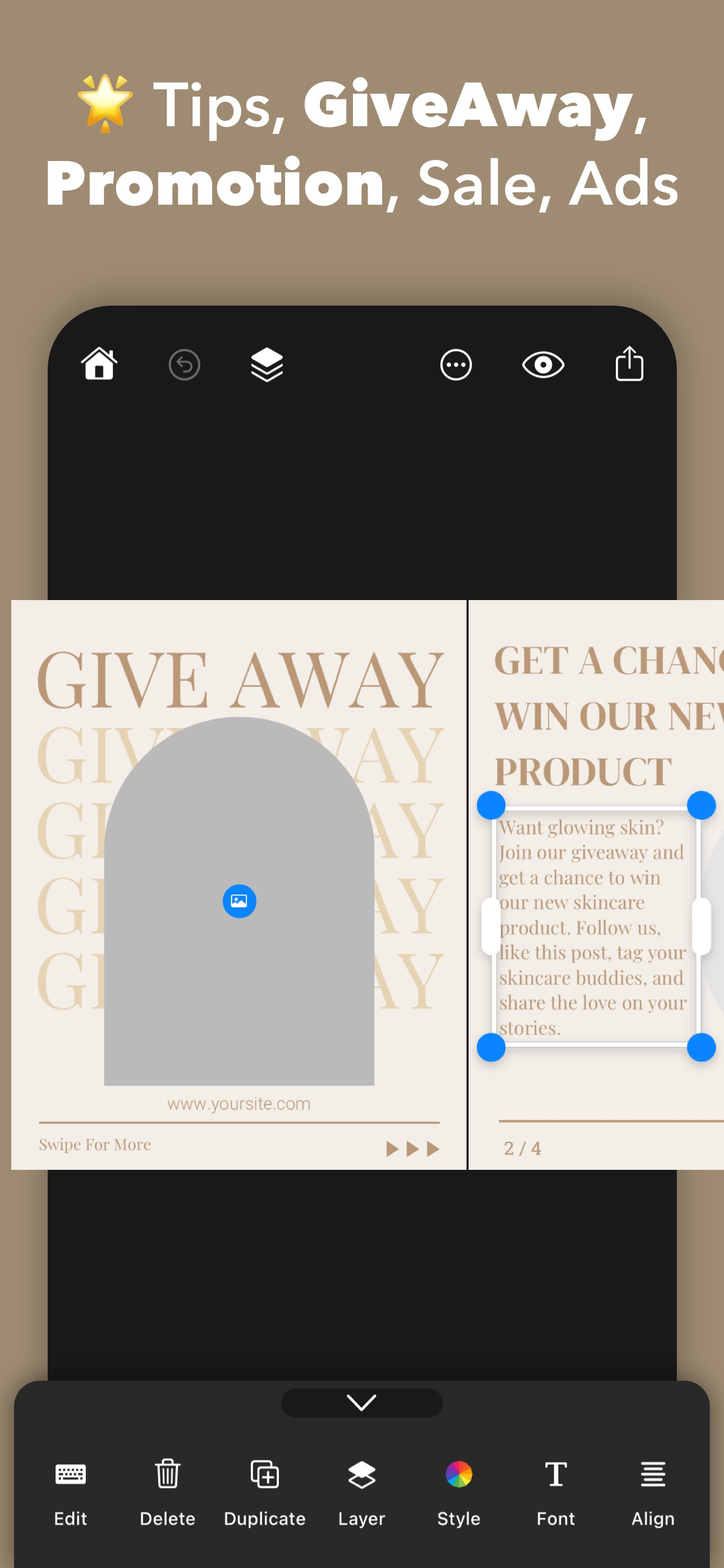 SWVY: Seamless Carousel Maker screenshot 5