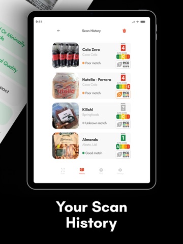 Allergy Tracker - Scanner Food iPad screenshot