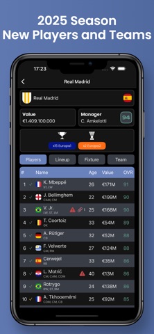 Realer Football Boss 2025 iPhone screenshot