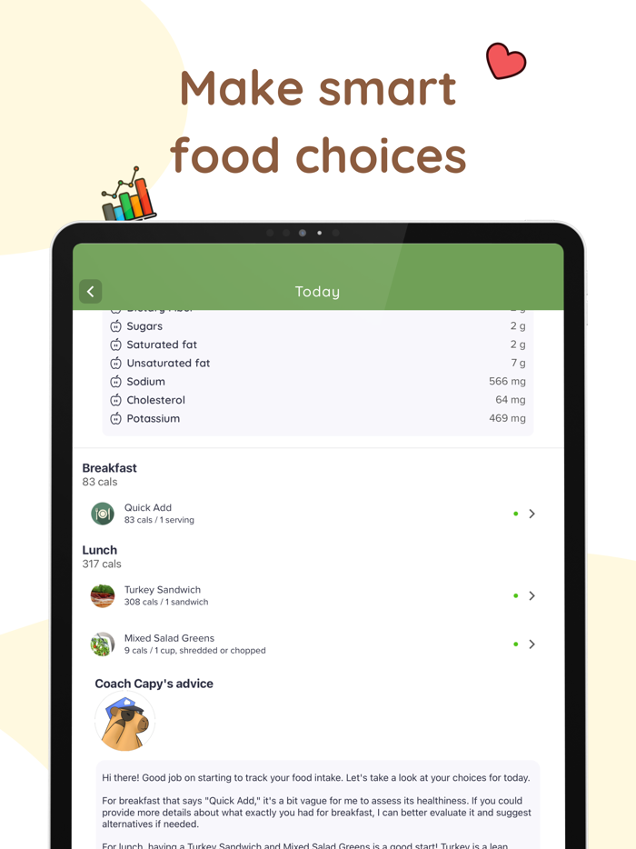 Capy Diet Fun Calorie Counter