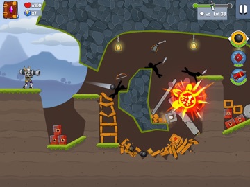 Boom Stick: Bazooka Puzzle iPad screenshot