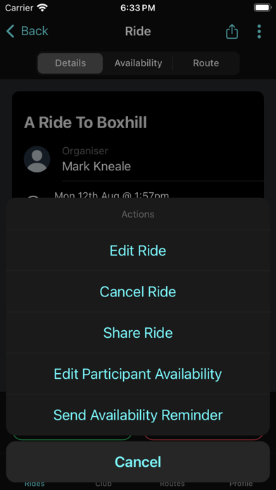 MyVelo - Cycling Club Rides Screenshot