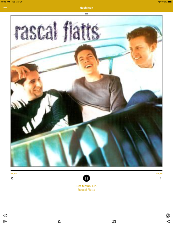 Nash Icon WILE iPad screenshot 1 - Entertainment app