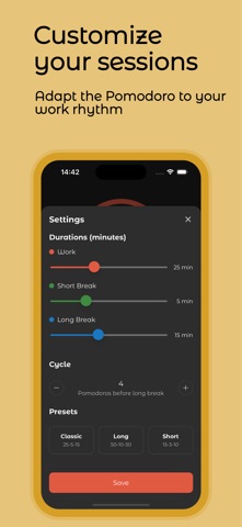 Pomodoro - Stay focused Screenshot 5 of 5