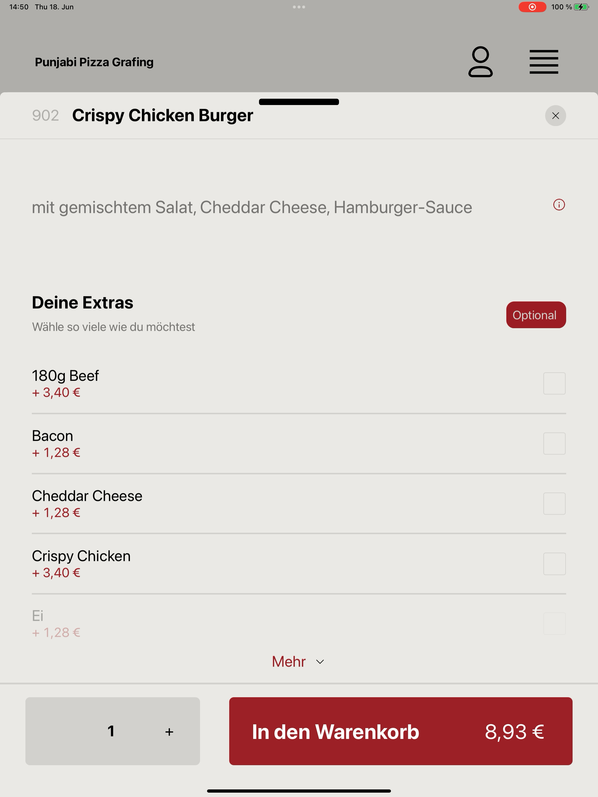 Punjabi Pizza Lieferservice