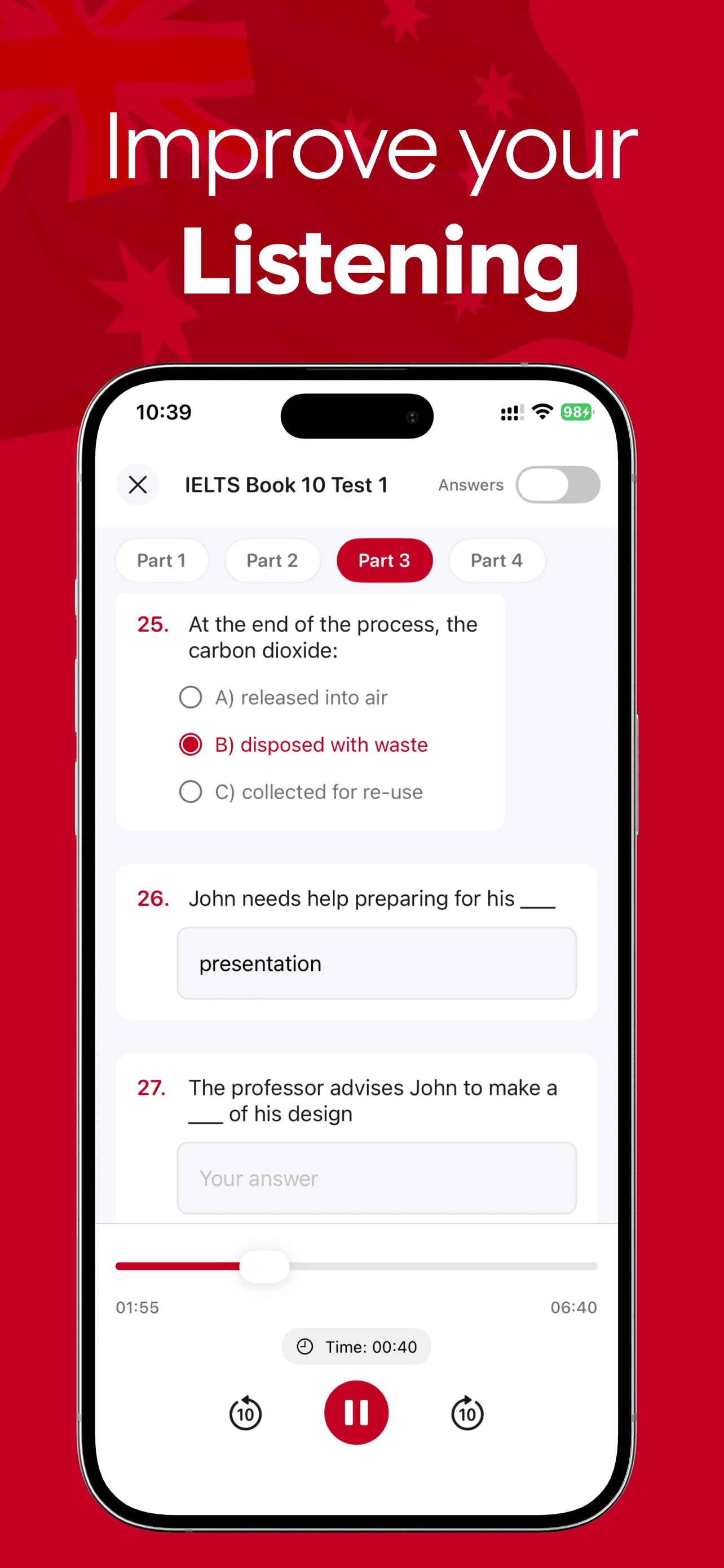 IELTS Prep App – Practice screenshot 5