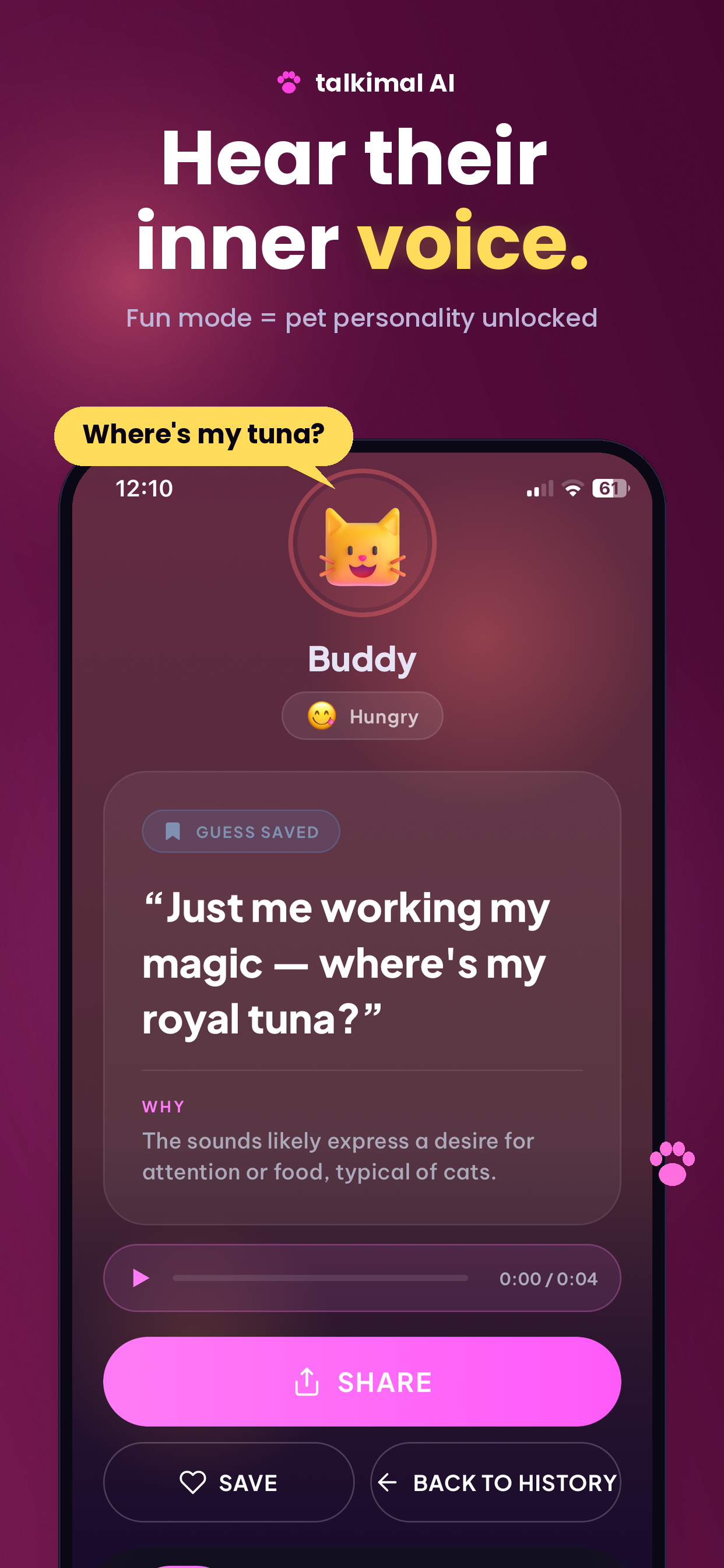 Talkimal: Dog & Cat Talk AI screenshot 5