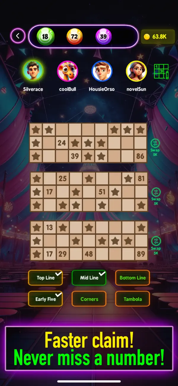 Screenshot #2 pour Tambola: Family Housie Bingo!