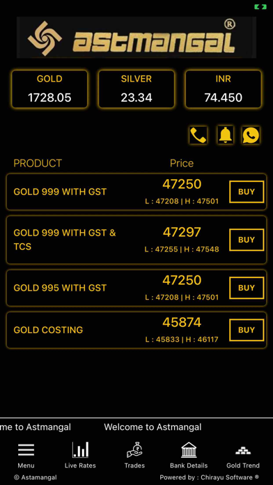 Screenshot #1 pour Astmangal Bullion