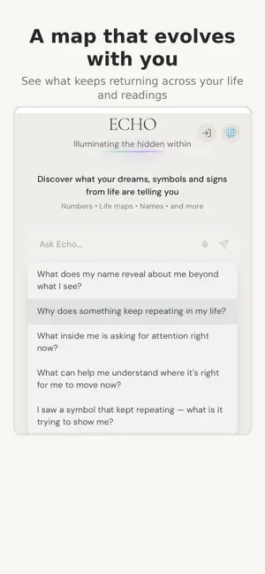 Echo - dreams, symbols, signs screenshot 1