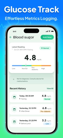 Spectra AI-Health Tracker screenshot