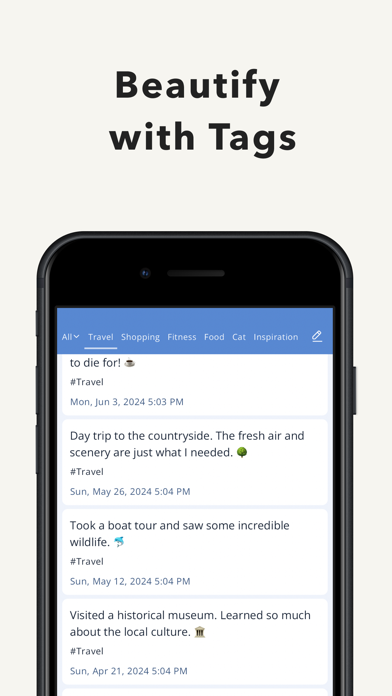 DrawerJournal - Daily Timeline Screenshot