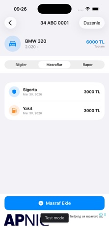 Araç Takip: Sigorta & Masraf screenshot