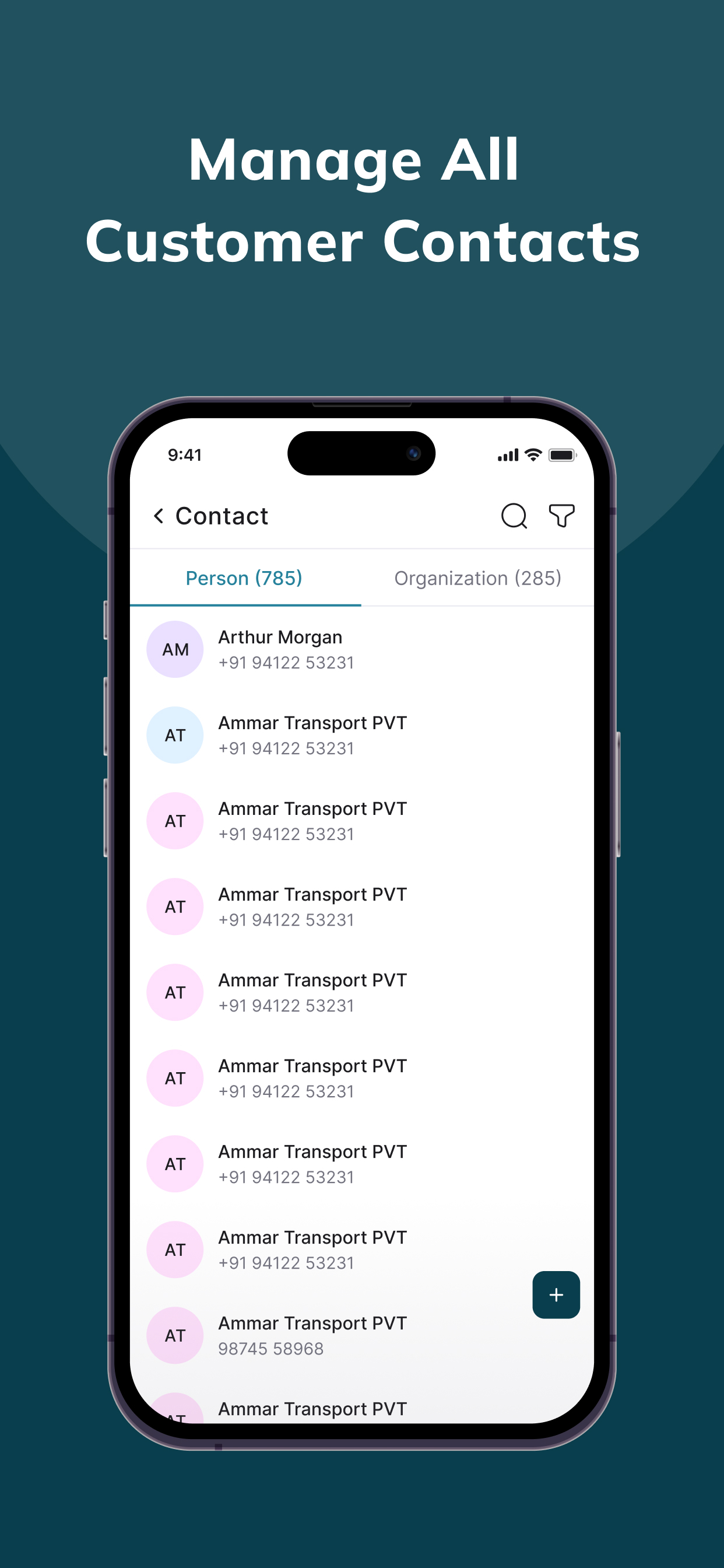Wortal CRM screenshot 2
