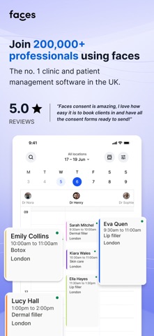 Faces Consent screenshot