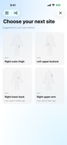 Rotate: Pump & CGM Sites screenshot