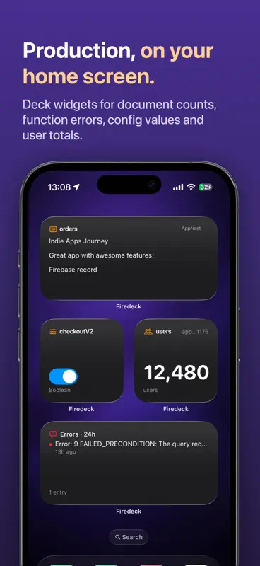 Firebase Console - Firedeck screenshot 3 of 9