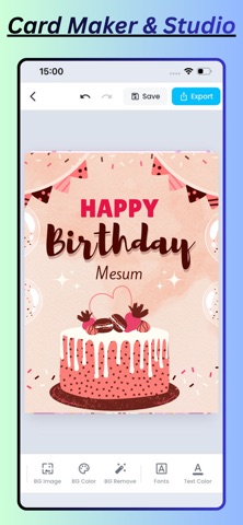 Card Maker Design screenshot
