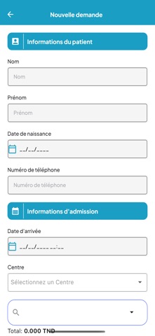 Demande Admission Screenshot 3 of 3