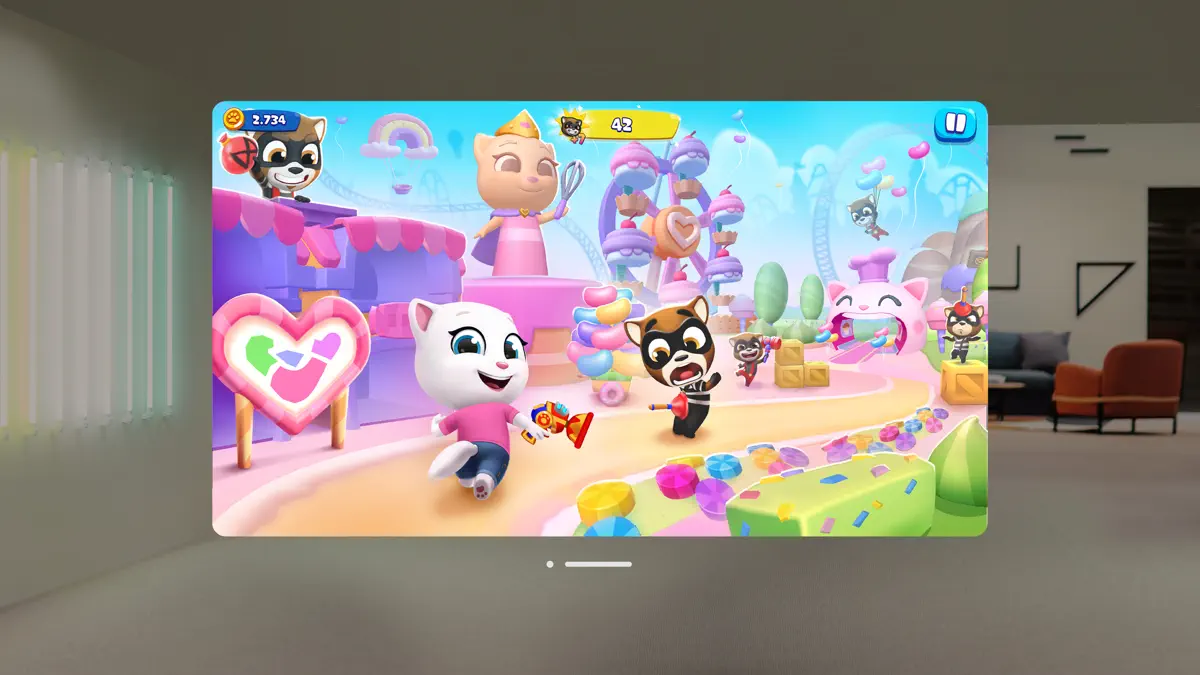 Talking Tom Blast Park screenshot 2