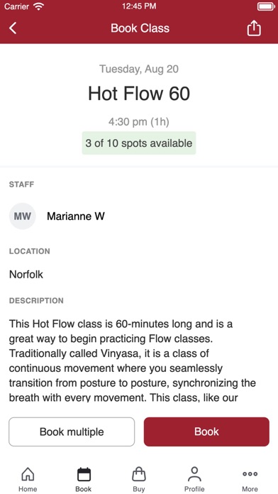 Hot House Yoga Screenshot