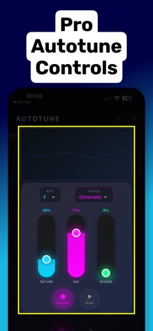 Autotune Voice Changer Tune In screenshot