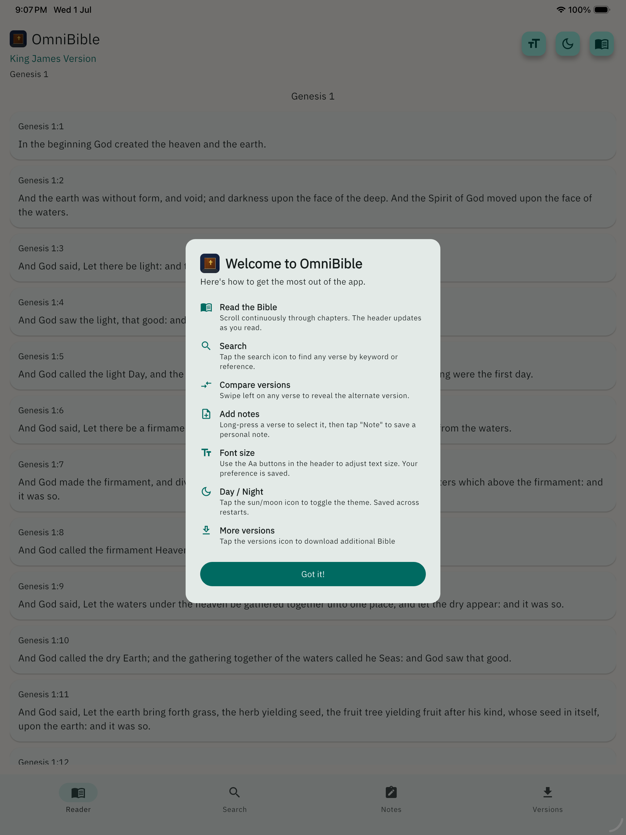 Omni-Bible screenshot 6