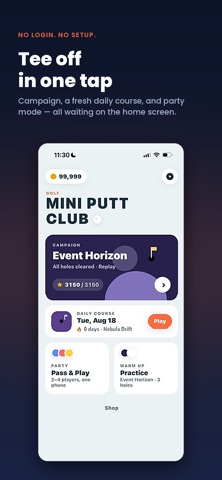 Golf: Mini Putt Club screenshot 2