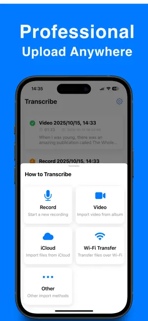 Transcribe Voice to Text App screenshot 1