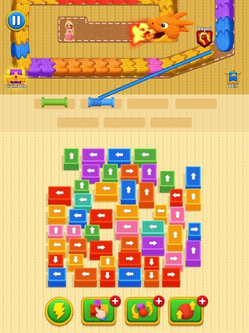 Worm Jam - 3D Wool Dragon Out iPad screenshot
