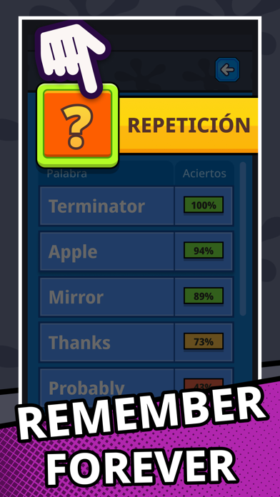Easy Lizzy: English words Screenshot