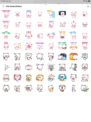 pink panda stickers ipad images 2