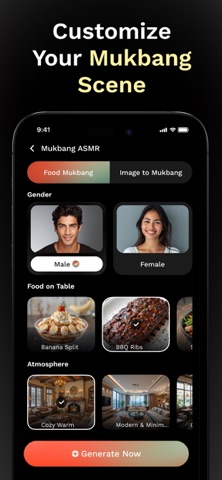 Mukbang - AI Food ASMR Video screenshot