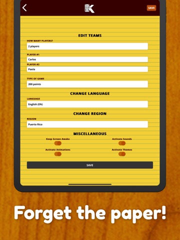 Kapicu Domino Game Score iPad screenshot