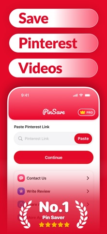 Screenshot 1 of PinSaver: Pinterest Downloader App