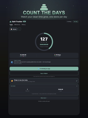 Quit Tracker: Sobriety Counter