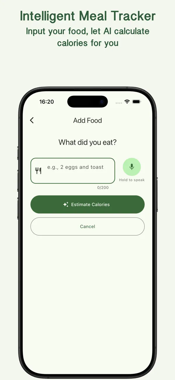 Screenshot #3 pour Vocalorie : Compteur Calories
