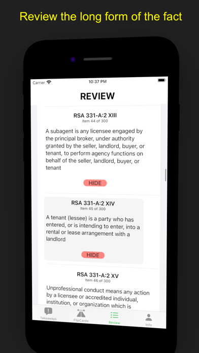 NH Real Estate Exam Study Aid Screenshot