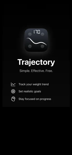 Trajectory: Weight Tracker screenshot 1